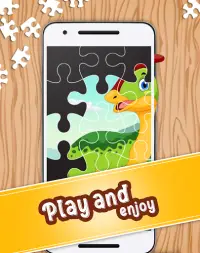 Dinosaur Puzzle Games for Kids Free Screen Shot 5