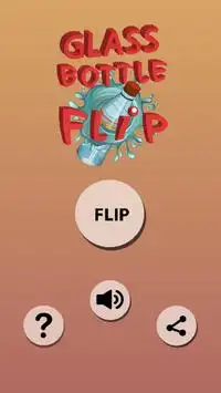 ग्लास फ्लिप पानी की बोतल खेल Screen Shot 4