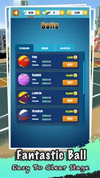 Shooting Basketball-Street Sim Dunk Master Game Screen Shot 1