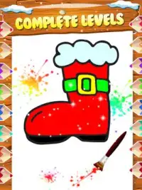 Christmas Colouring Book - Kids Game Screen Shot 3