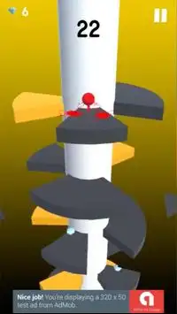 Helix spiral jump tower fall Screen Shot 0