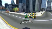 Rope Frog Ninja Hero Car Vegas Screen Shot 0