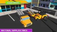 Blocky Highway Road Building Screen Shot 16