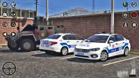 jogo de carro de polícia Screen Shot 1
