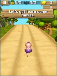 Mr. Pigman Race Rush: Pig Running Adventure Screen Shot 1
