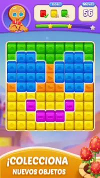 Gingy Blast:Cubes Puzzle Game Screen Shot 0