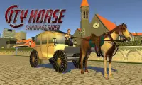 City Horse Carriage Cart Rider Simulator Screen Shot 4