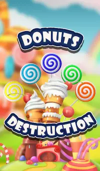 मीठा डोनट - बच्चों और वयस्कों के लिए खेल Screen Shot 6