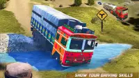 Real Indian Truck Cargo Drive Simulator 3D Screen Shot 1