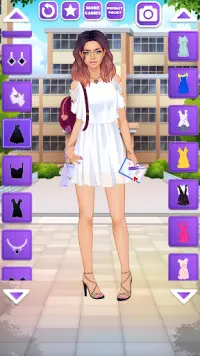 Makeover College Girl Screen Shot 0