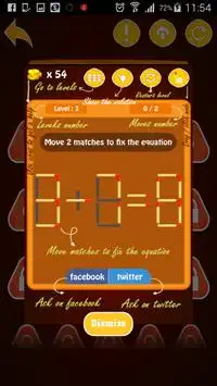 Matches 10 Puzzle  Game Screen Shot 2