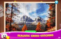 Cross Stitch Quest - Sewing Pattern Mania Screen Shot 0