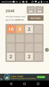 2048 Screen Shot 2