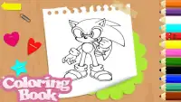 coloring book for sonic Screen Shot 0