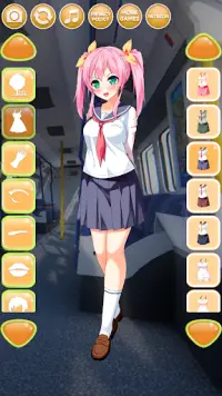 Anime School Girl Makeover Screen Shot 1