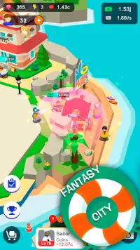 My Sim Island - 3D Dream Town Screen Shot 4