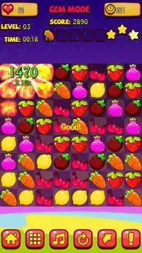 Amazing Fruit Swipe Screen Shot 0