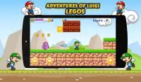 Adventures of Luigi Legos Screen Shot 2