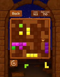 Block Puzzle Night in Egypt: Block Tiles game mode Screen Shot 2