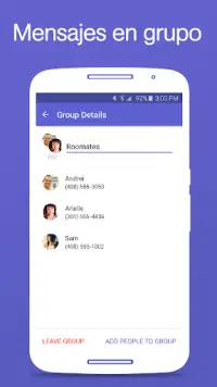 Texto Gratis: app de llamadas Screen Shot 3