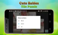 Cute Babies Tile Puzzle Screen Shot 5