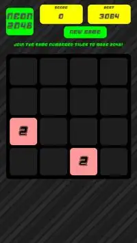 Neon 2048: Block Tile Puzzle Screen Shot 3