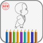 Coloring Book : Baby Boss