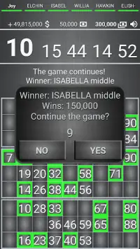 siyah Bingo para ile Tombala loto maç 3 kazanç Screen Shot 5