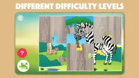 Animal jigsaw puzzles for kids Screen Shot 0
