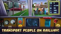 Пассажирский поезд симулятор Screen Shot 4