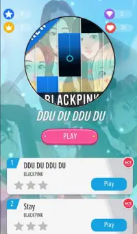 BlackPink Dream Tiles Piano Magic KPOP Screen Shot 1