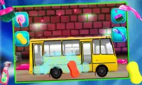 Kinder Schule Bus Waschsalon Screen Shot 4