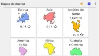 Mapas de todos os países do mundo - O mapa quiz Screen Shot 7