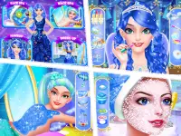 Blue Princess Beauty Makeover: giochi da salone Screen Shot 5