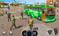버스 게임 - 군대 코치 운전 모의 실험 장치 Screen Shot 5