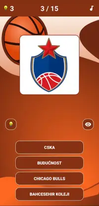 Koszykówka Logo Quiz Screen Shot 0