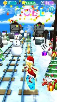 Snow Princess Subway Surf: Rush Run In Frozen Rail Screen Shot 3