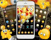 😍Zipper Smiley Emoji Launcher Theme HD Wallpapers Screen Shot 1