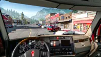 americano Caminhão Jogo: Caminhão Dirigindo Jogos Screen Shot 1