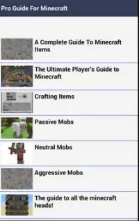 Bigginers Guide For Minecraft Screen Shot 0