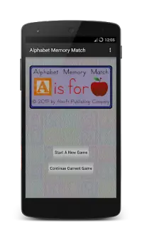 Alphabet Memory Match Screen Shot 0