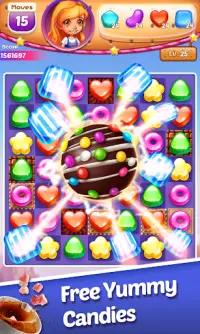 Sweet Cookie -2021 Match Puzzle Free Game Screen Shot 0