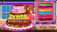 игра с тортом украшения: кулинарные игры Screen Shot 3
