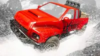 الثلوج شاحنة المحاكاة: رق الوعرة الوحش ألعاب شاحنة Screen Shot 9