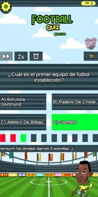 Cuestionario de Fútbol Screen Shot 3