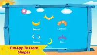 Learn Shapes and Colors App - Learning Shape Games Screen Shot 1