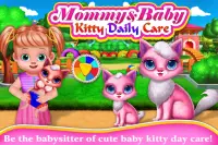 Mommy & Baby Kitty Daily Care-Motherhood Nursery Screen Shot 0