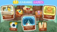 Raccoon Treehouse: Kids puzzles & sorting games Screen Shot 3