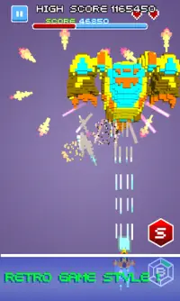 Space Shooter - Pixel Force Screen Shot 2