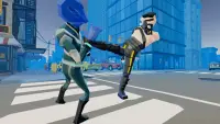 Pixel Fighting: Ninja Warriors vs Deadly Aliens 3D Screen Shot 3
